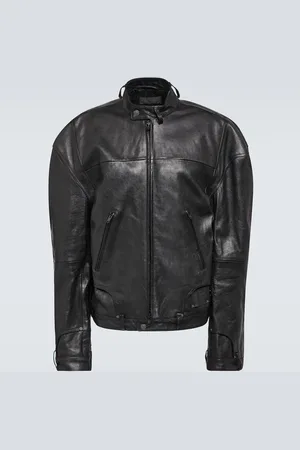 Balenciaga Oversize-Lederjacke