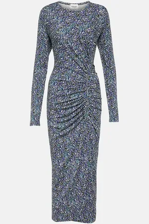 Marant Etoile Bedrucktes Midikleid Jelina aus Jersey