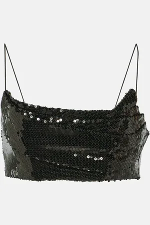 ALEX PERRY Cropped-Top mit Pailletten