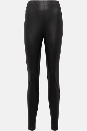 Max Mara Leisure Hose Zefir aus Lederimitat