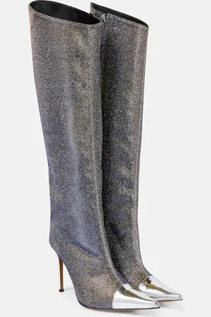 ALEXANDRE VAUTHIER Stiefel mit Metallic-Leder