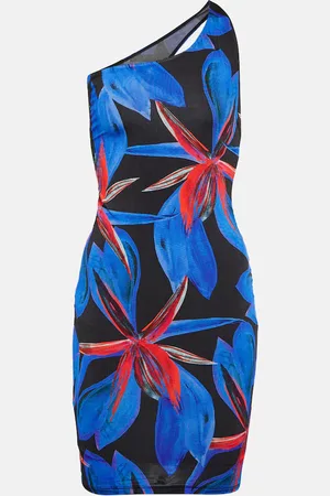 Louisa Ballou One-Shoulder-Minikleid Plunge