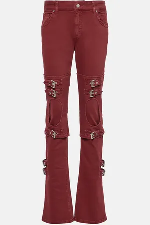BLUMARINE Mid-Rise Boyfriend Jeans