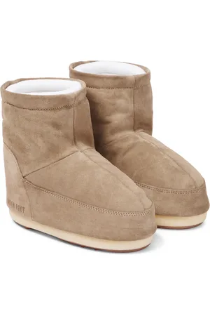 Moon Boot Schneestiefel Icon aus Veloursleder