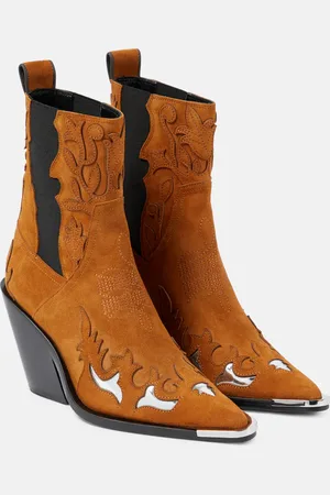 Paco rabanne Westernstiefel aus Veloursleder