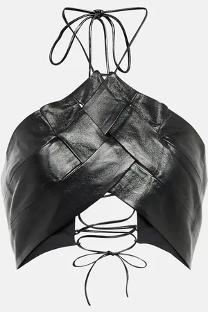AYA MUSE Cropped-Top Vortico aus Lederimitat