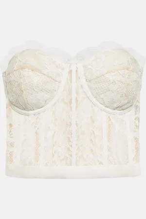 Alexander McQueen Korsett aus Guipure-Spitze