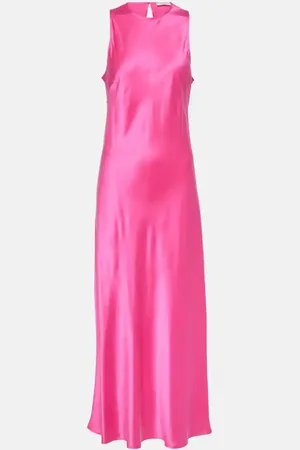 ASCENO Maxikleid Valencia aus Seide