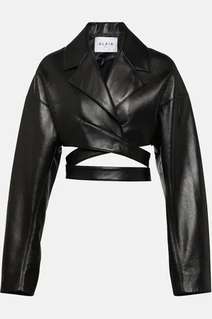 Alaïa Alaïa Cropped-Lederjacke