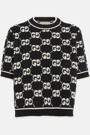 Gucci Top GG aus Woll-Bouclé