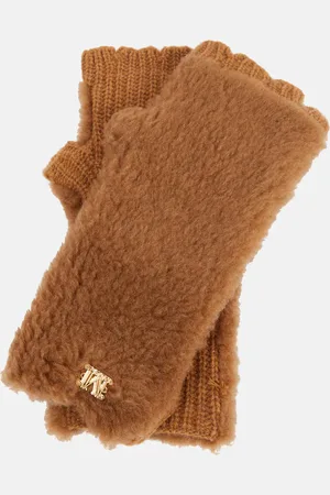 Max Mara Handschuhe Manny aus Teddyfleece
