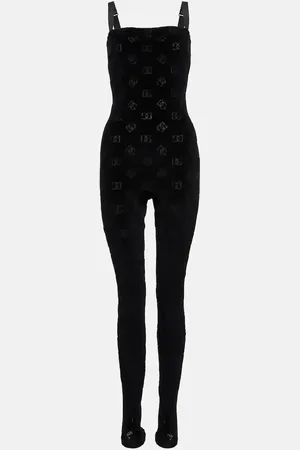 Dolce & Gabbana Jumpsuit aus Baumwolle und Seide