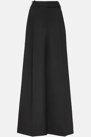 ALEXANDRE VAUTHIER Weite High-Rise-Hose aus Wolle
