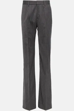 Alessandra Rich Gerade High-Rise-Hose
