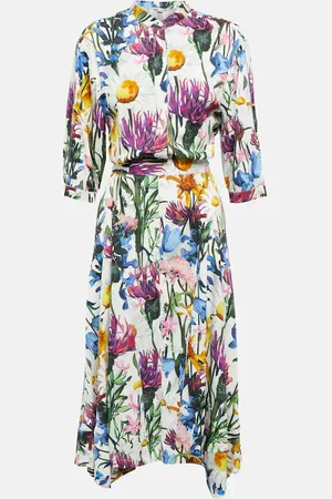 Stella McCartney Midikleid aus Satin
