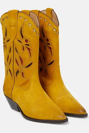 Isabel Marant Western-Stiefel Duerto aus Veloursleder