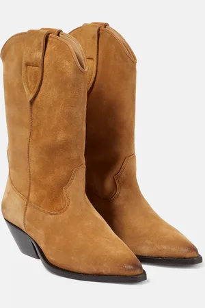 Isabel Marant Westernstiefel Duerto aus Veloursleder