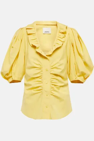 Isabel Marant Bluse Catalia aus Seide und Baumwolle
