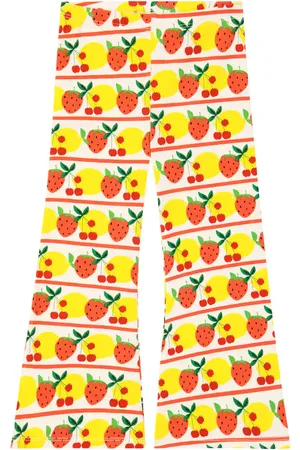 Mini Rodini Jogginghose Fruits Stripe aus Baumwolle