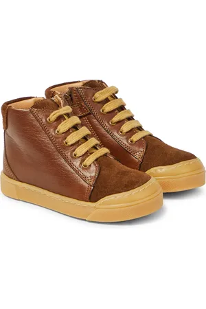 Petit Nord Sneakers aus Leder und Veloursleder