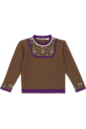 Caramel Pullover Saturn aus Wolle