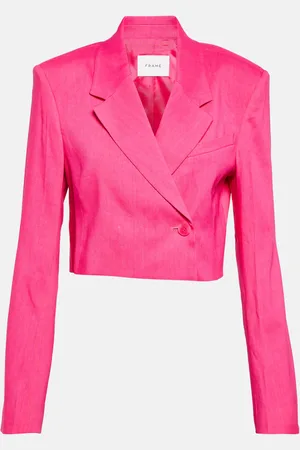 Frame Blazer aus einem Leinengemisch