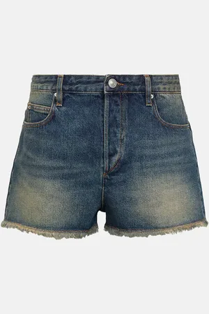Isabel Marant Mid-Rise Jeansshorts Lesia