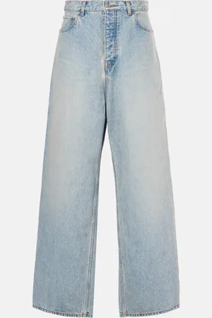 Balenciaga Mid-Rise Wide-Leg Jeans