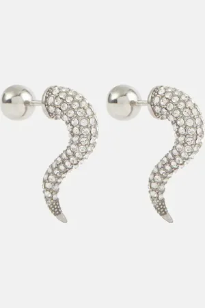 Balenciaga Ohrringe Force Horn mit Kristallen