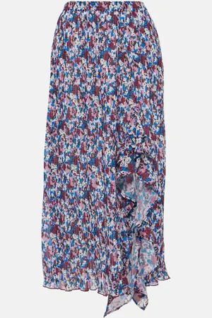 Ganni Maxirock aus Satin