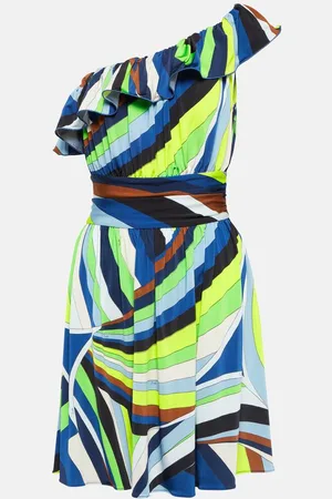 Puccini One-Shoulder-Minikleid Iride aus Jersey