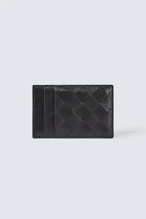 Bottega Veneta Kartenetui Intreccio aus Leder