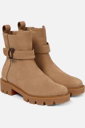 Christian Louboutin Ankle Boots CL Chelsea aus Veloursleder