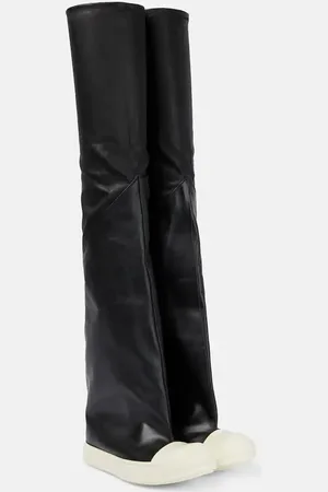 Rick Owens Overknee-Stiefel Oblique aus Leder