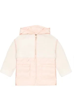 Chloé Chloé Kids Steppjacke mit Faux Shearling