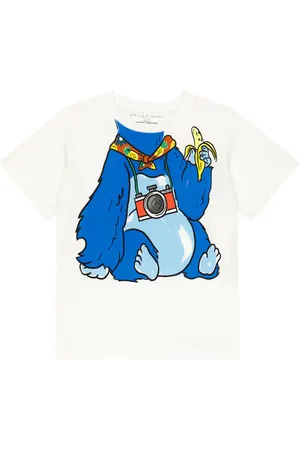 Stella McCartney Bedrucktes T-Shirt aus Baumwoll-Jersey