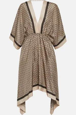 Brunello Cucinelli Bedruckter Kaftan aus Seide