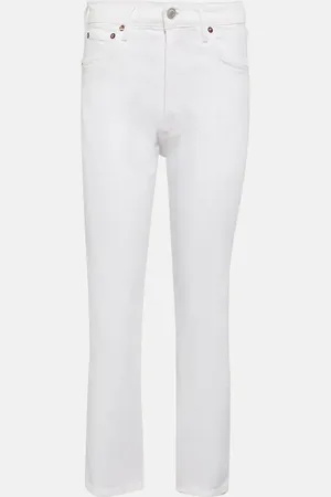 AGOLDE High-Rise Cropped Jeans Riley