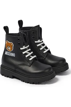 Moschino Schnürstiefel Teddy aus Leder