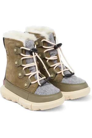 sorel Schneestiefel Explorer aus Veloursleder