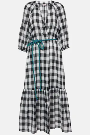 ERES Bedrucktes Midikleid Chess aus Baumwolle