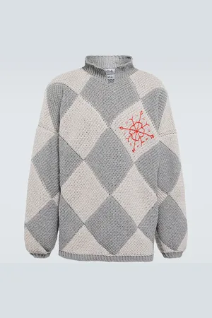 ADISH Bestickter Pullover aus Baumwolle