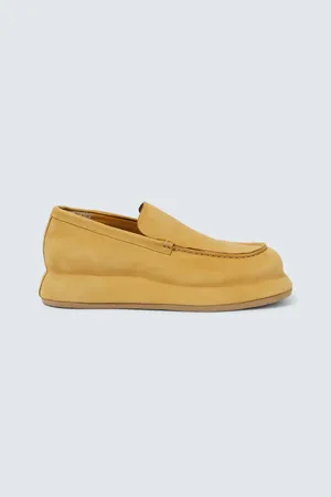 Jacquemus Plateau-Loafers Les Mocassins Bricciola aus Veloursleder