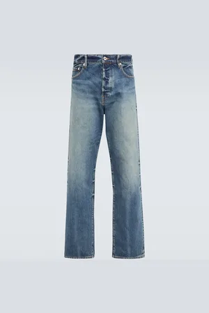 Kenzo High-Rise Straight Jeans Asagao