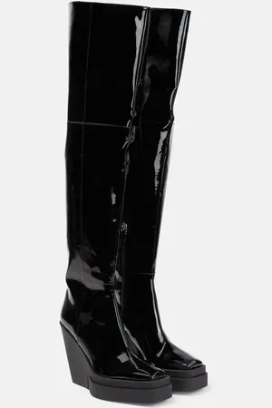 Gia Borghini Overknee-Stiefel Gia 31 aus Lackleder