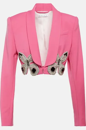 AREA Verzierter Blazer aus Wolle
