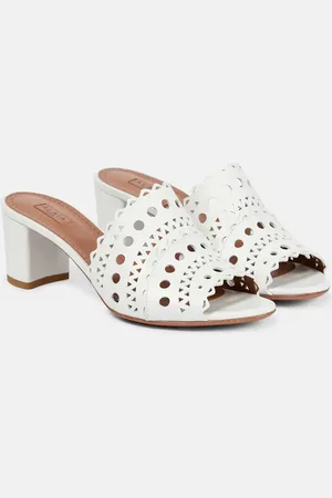 Alaïa Alaïa Pantoletten aus Leder