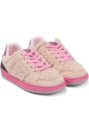 Marc Jacobs Sneakers aus Faux Fur und Veloursleder