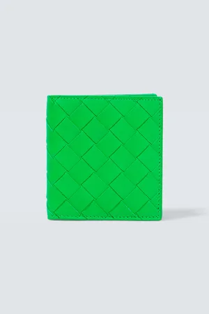 Bottega Veneta Kartenetui Intrecciato aus Leder