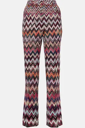 Missoni Schlaghose aus Häkelstrick